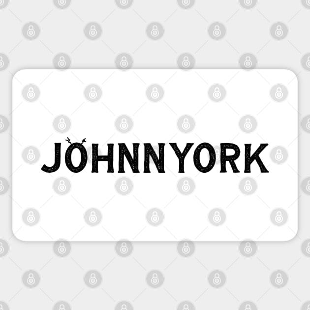 Johnnyork - Antlers Sticker by karutees